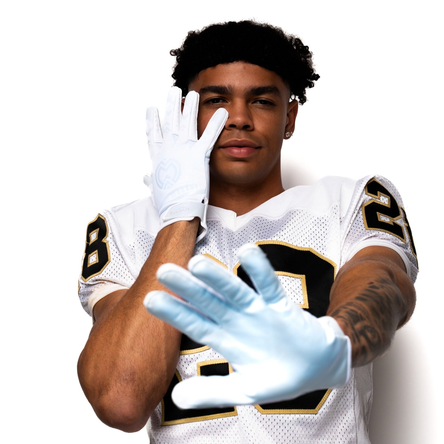 Ice Melt ALLSZN Receiver Gloves