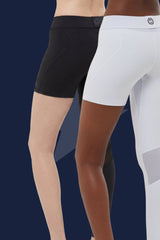 Save 50% on Black and White One Leg Compression Pants