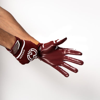 Burgundy ALLSZN Receiver Gloves
