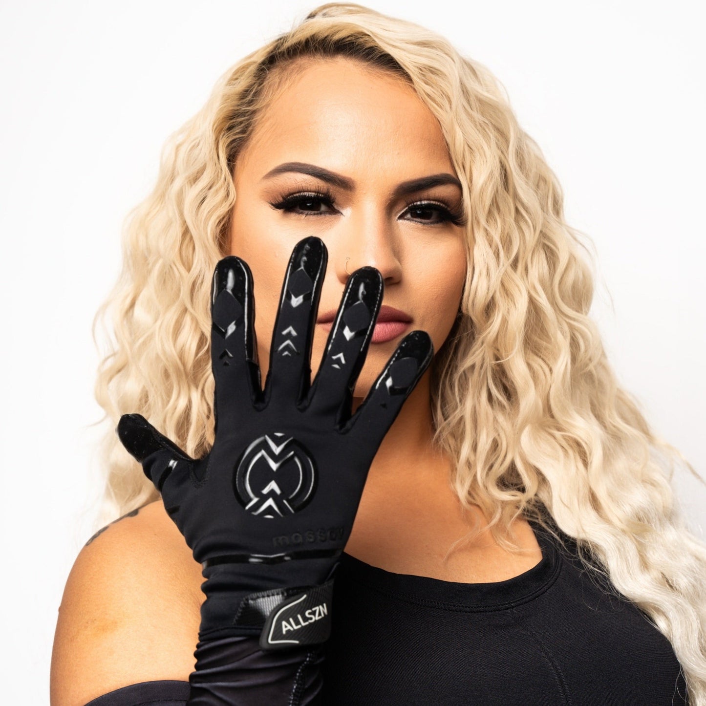 Night Black ALLSZN Receiver Gloves
