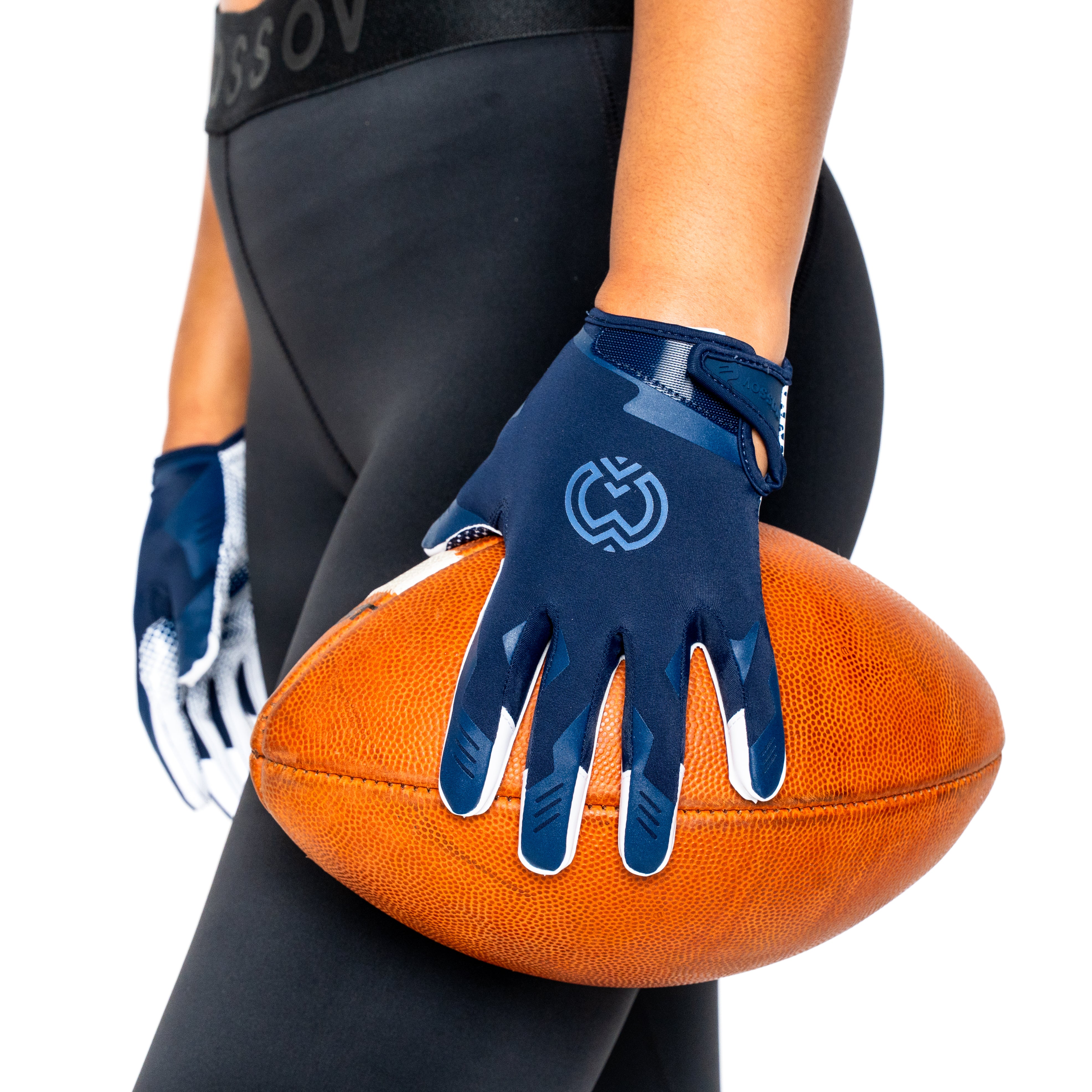 VPRO3 Navy Blue Receiver Football Gloves