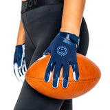 VPRO3 Navy Blue Receiver Football Gloves
