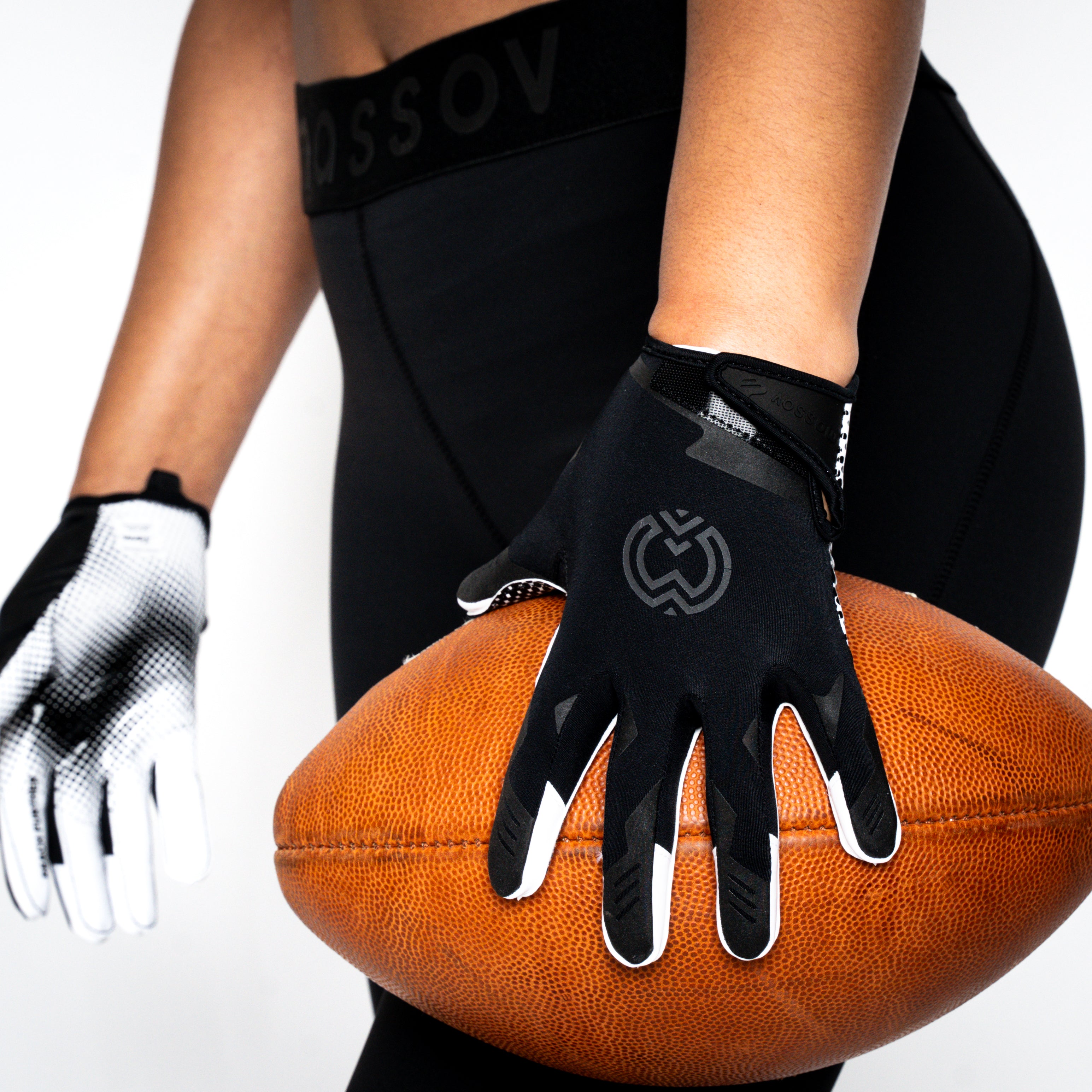 Black VPRO3 Football Gloves