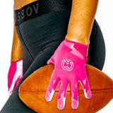 Pink VPRO3 Football Gloves