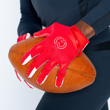 Red VPRO3 Football Gloves