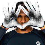 Black VPRO3 Football Gloves