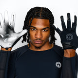 Black VPRO3 Football Gloves