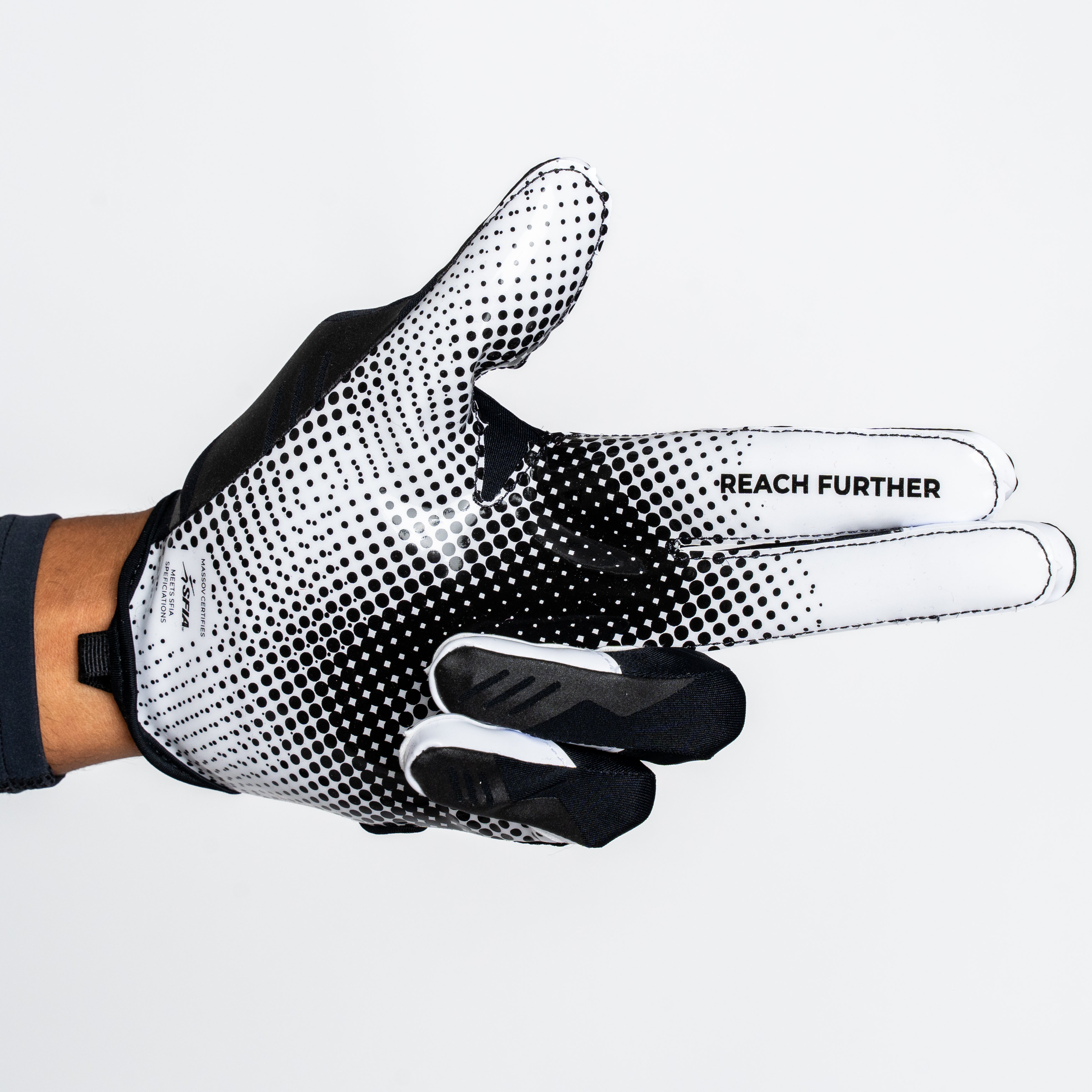 Black VPRO3 Football Gloves