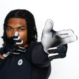 Black VPRO3 Football Gloves