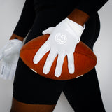 VPRO3 White Receiver Football Gloves