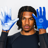 VPRO3 Royal Blue Receiver Football Gloves