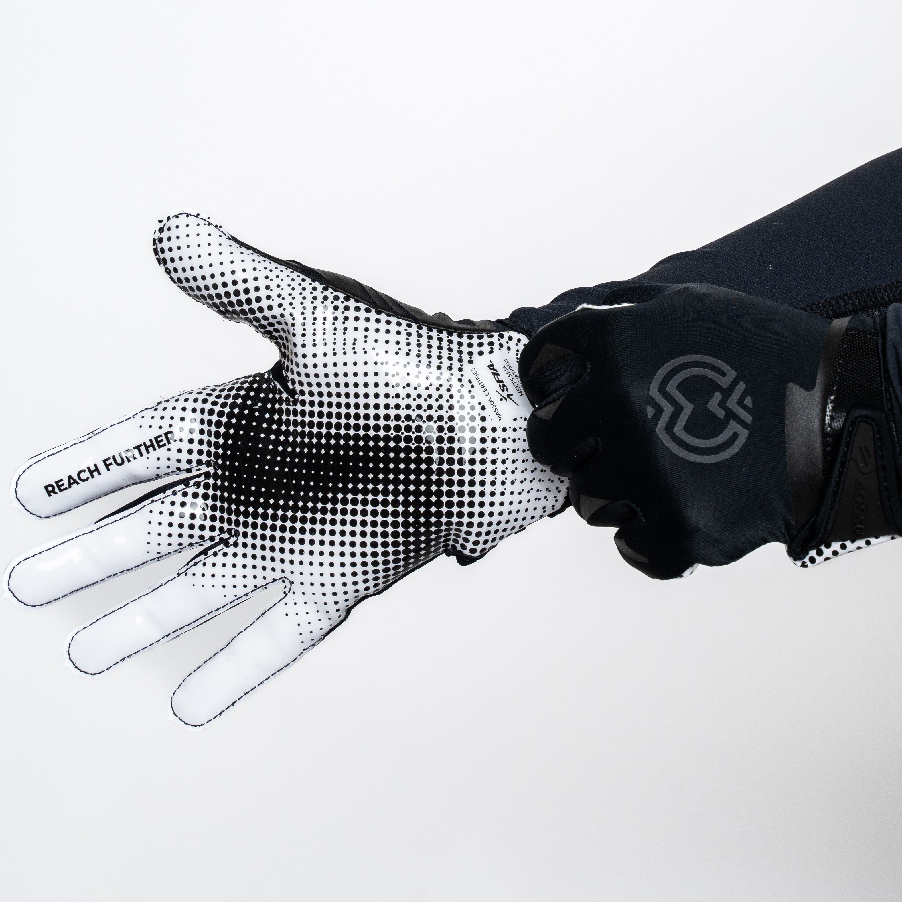 Black VPRO3 Football Gloves