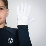 VPRO3 White Receiver Football Gloves