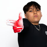 VPRO3 Red Receiver Football Gloves