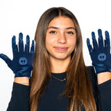 VPRO3 Navy Blue Receiver Football Gloves
