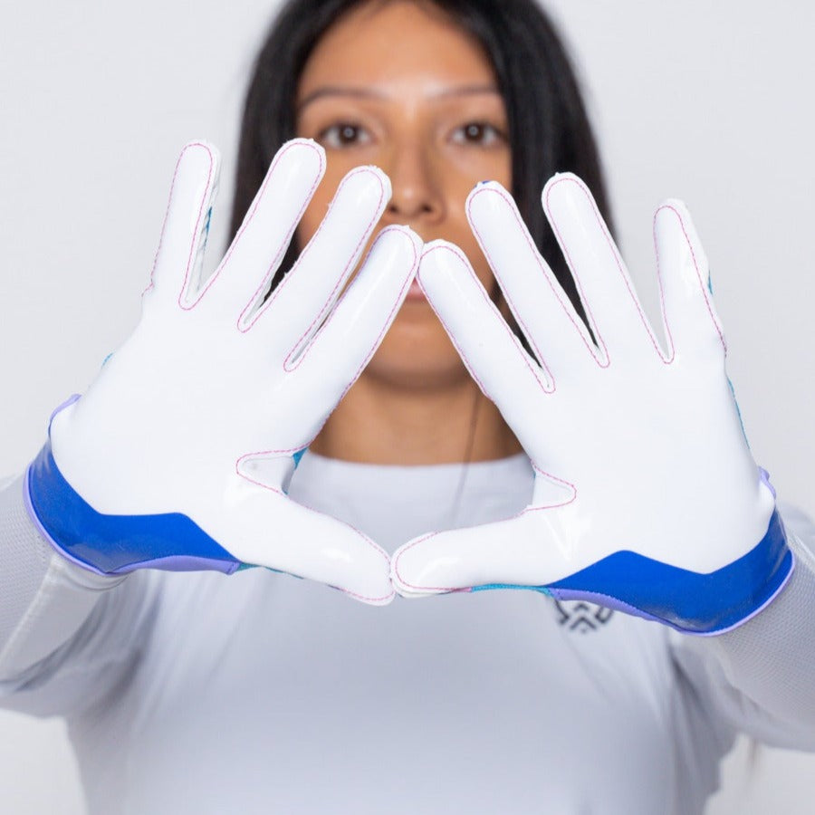 Cotton Candy EVO2 Football Gloves