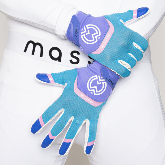 Cotton Candy EVO2 Football Gloves