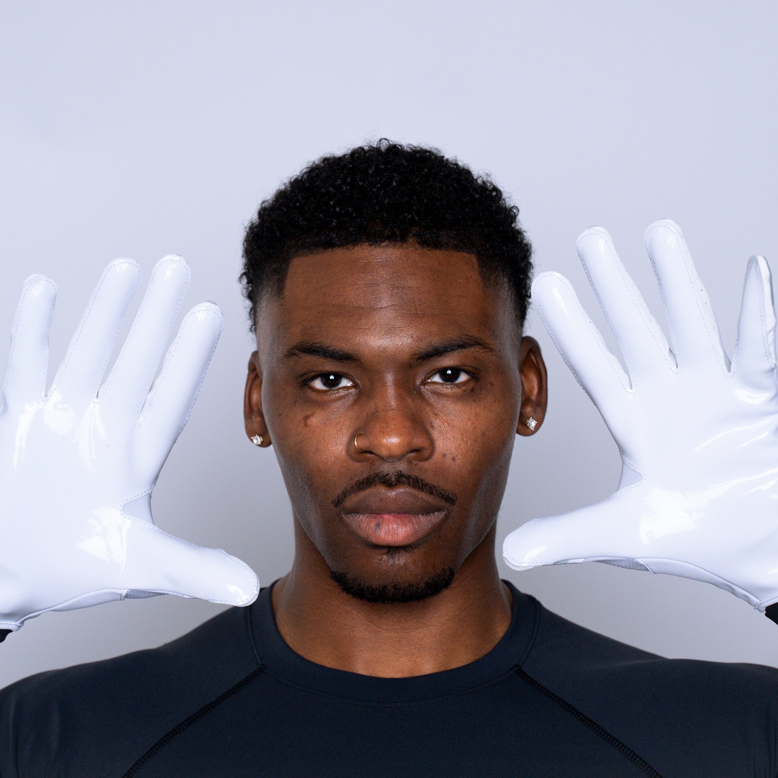 EVO2 Youth Football Gloves - Sticky ProTac Palms, Breathable Mesh, SFIA Certified (Cotton Candy Color)